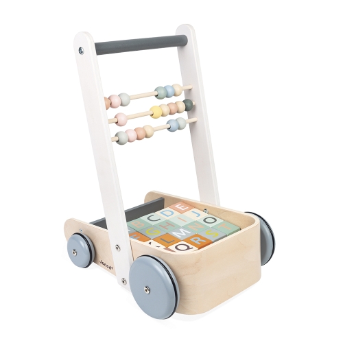 Janod Dulce Capullo Pushcart Bloques Abc