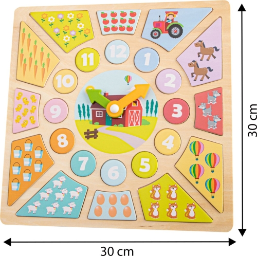 New Classic Toys Multi reloj puzzle