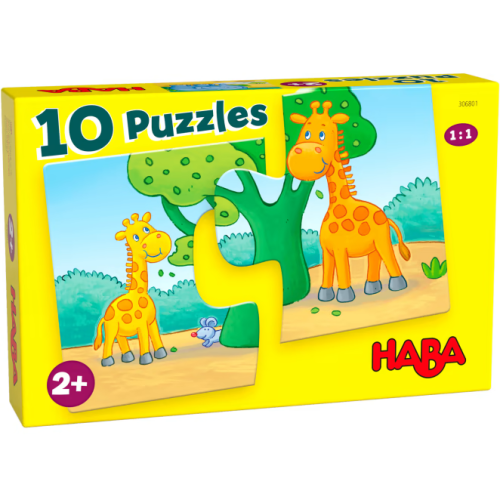 Haba 10 puzzles Animales salvajes