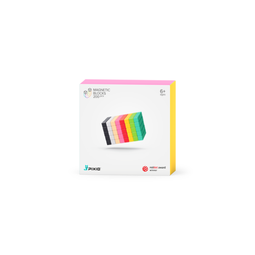 Set de iniciación de juguetes magnéticos Pixio 200 piezas