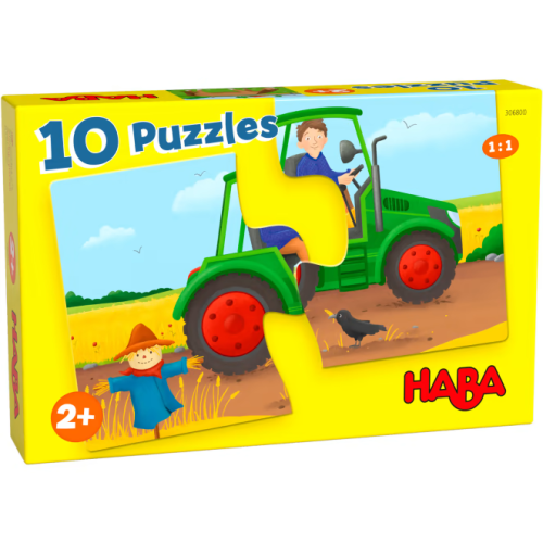 Haba 10 puzzles En la granja