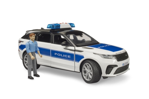 Bruder Range Rover Velar Vehículo policial con figura y luz y sonido