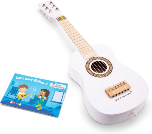 New Classic Toys Guitarra de Juguete Blanca