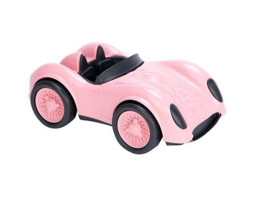 Green Toys coche de carreras rosado