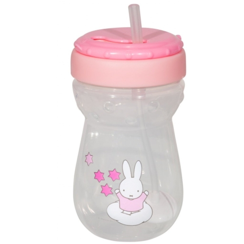 Miffy Taza de paja 360 ml Rosa