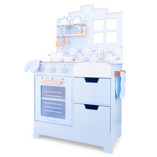 Nuevo Classic Toys cocina infantil Delft azul