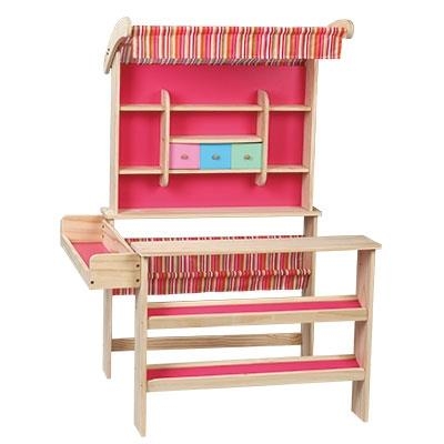 Playwood De madera Tienda Rosado (sin accesorios)