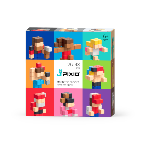 Minifiguras de juguete magnéticas Pixio 