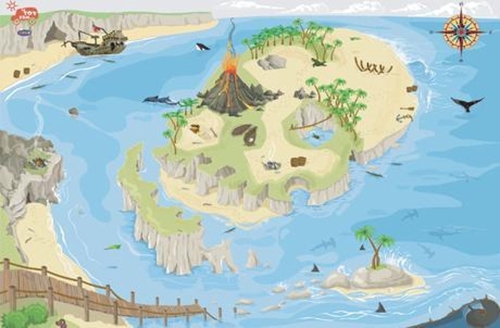 Le Toy Van Alfombra de Juego Mundo Pirata (100x150cm)