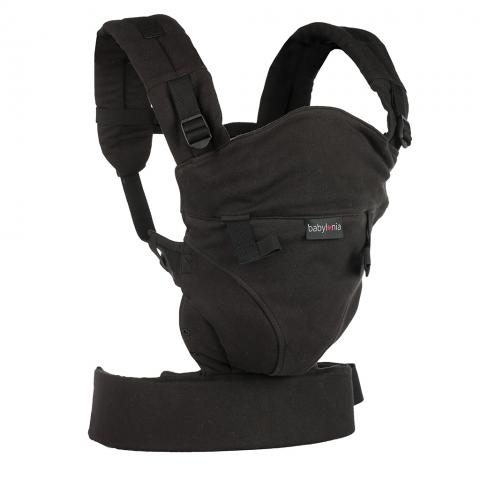 Babylonia Mochila Porta Bebé Tricot-Click Negro