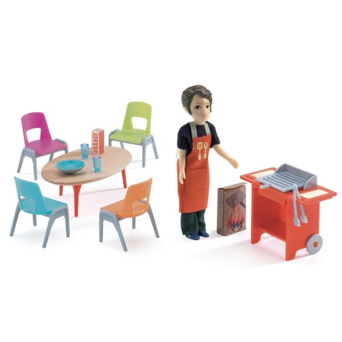 Djeco Barbacoa Grill con accesorios 