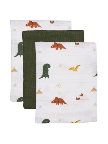 Blush &amp; Blossom - Pañales de Muselina - Pack de 6 Dinosaurios