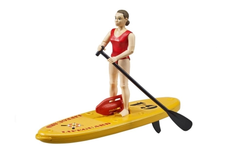 Salvavidas Bruder bworld con tabla de paddle surf