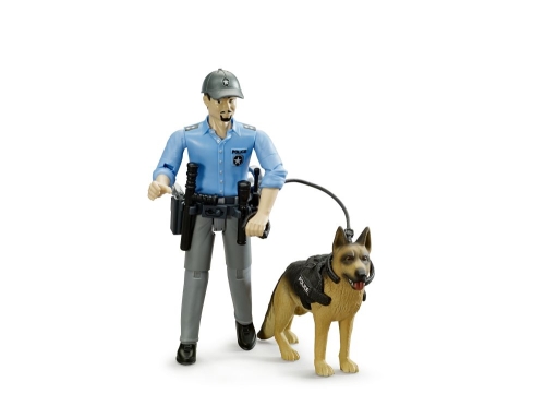 Bruder bworld Policía con perro