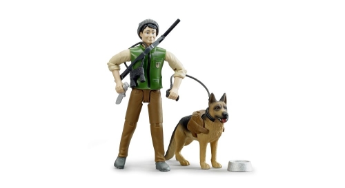 Bruder bworld ranger con perro y accesorios