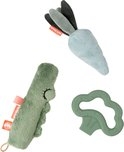 Done by Deer Tiny Activity Toy Set Croco Verde (3 piezas)