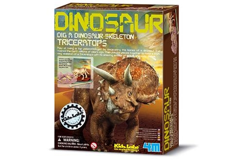 4M Kidz Lab Cave su Triceratops Op