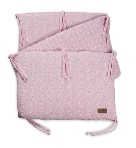 Baby&#39;s Only Bedbumper Cable Uni Baby Pink