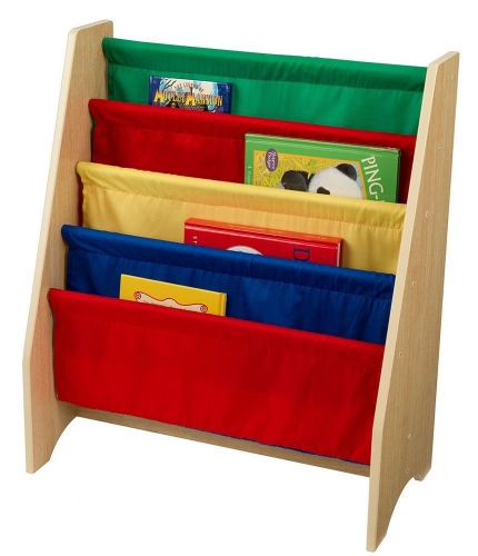 Kidkraft Slanted Bookshelf Colores primarios