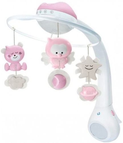 Infantino music mobile 3 en 1 rosa