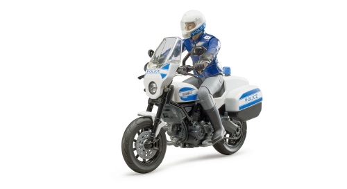 Bruder Police Motocicleta Ducati Scrambler