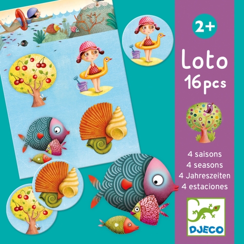 Djeco memory lotto 4 estaciones
