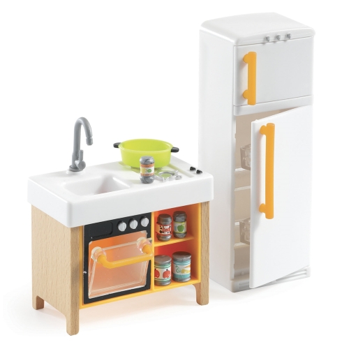 Djeco Juego de cocina compacto Dollhouse