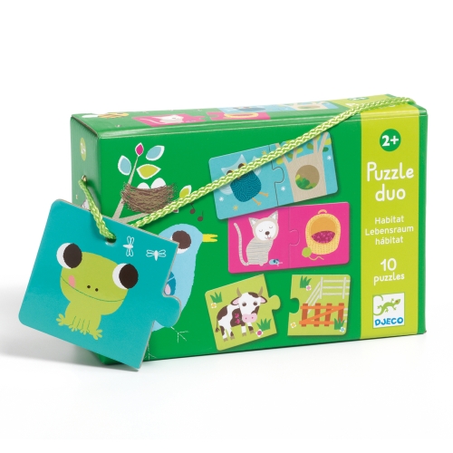 Djeco puzzle duo habitat