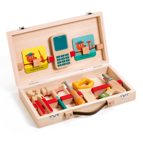 Djeco Super Bricolo Caja de herramientas