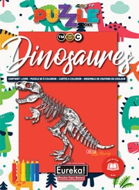 Eureka libro de rompecabezas dinosaurios