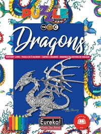 Eureka libro de rompecabezas dragones