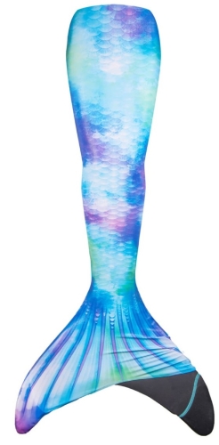 FinFun Cola de sirena Watercolour Waves Talla S (Edad 6)