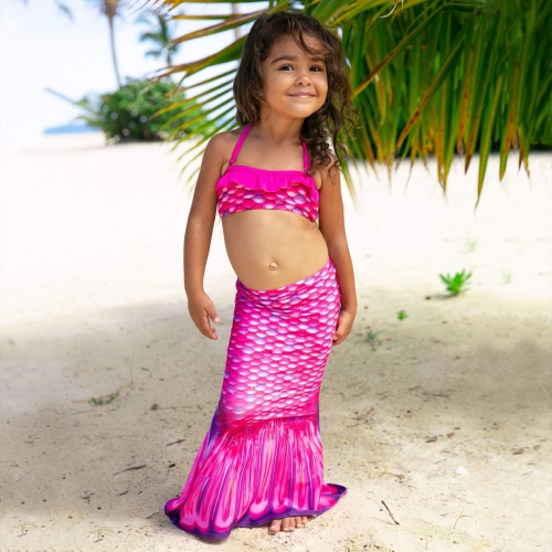 FinFun Cola de sirena Malibu Pink Toddler (T03)