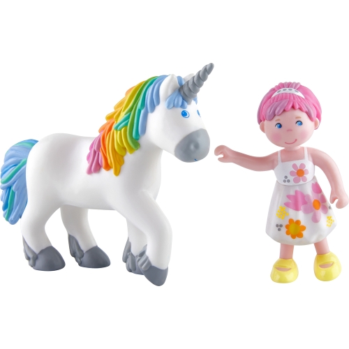 Haba Little Friends Amira y unicornio Ruby Rainbow