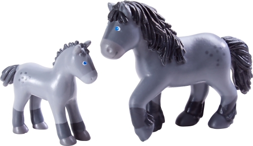 Haba Little Friends caballo Cassandra y potro Cleo