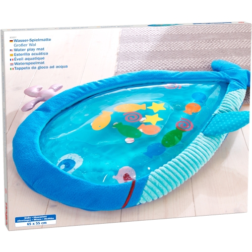 Haba Alfombra de juego de agua ballena grande