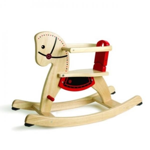 Pintoy Rocking Horse en blanco Shetland