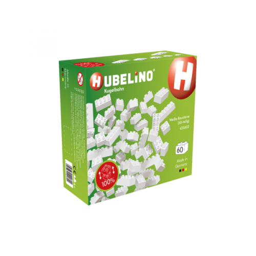 Hubelino Juego de Bloques de Construcción Blanco 60 piezas 