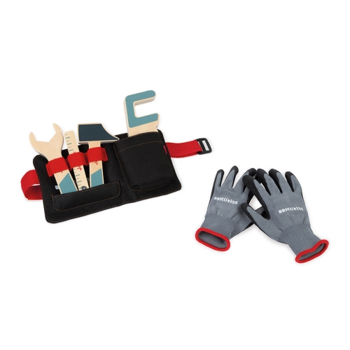 Janod Brico'Kids cinturón de herramientas con guantes