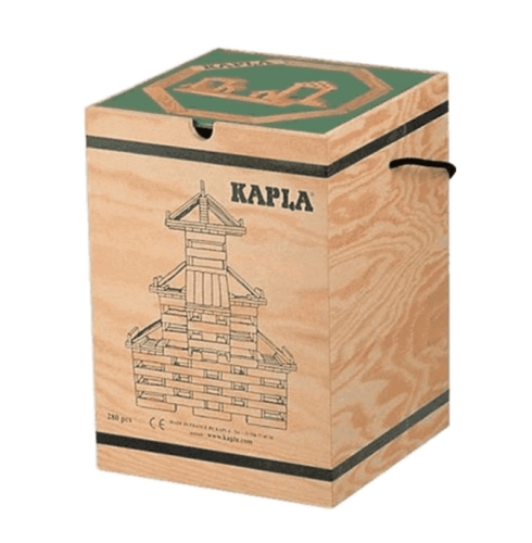 Caja de Estantes KAPLA 280 Piezas con Libro Verde