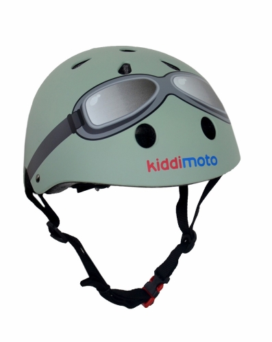 Kiddimoto Casco Infantil Verde Pastel M