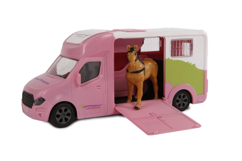 Kids Globe Anemone camión para caballos rosa