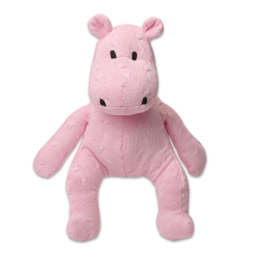 El único bebé Cuddling Hippopotamus Cable Baby Pink