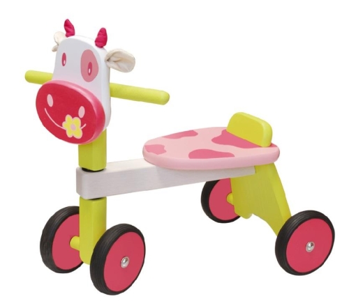 Soy Toy Balance Bike Cow Pink