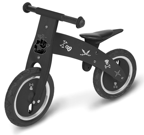 Bicicleta de equilibrio Pinolino Black / Pirate