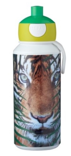 Botella de bebida Campus Pop-Up 400 ml Animal Planet Tiger Green