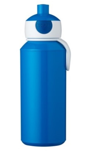 Botella de bebida Campus Pop-Up 400 ml Azul