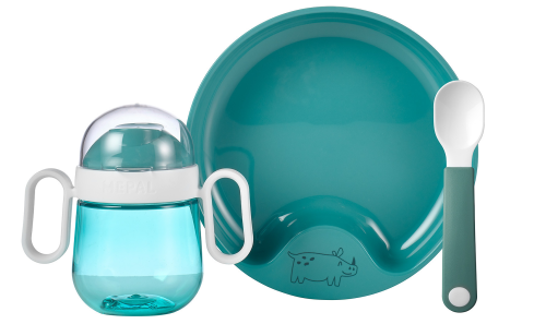 Mepal Mio baby service 3 piezas Deep Turquoise