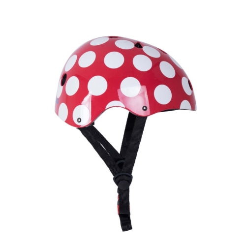 Kiddimoto Casco infantil Red Dotty mediano