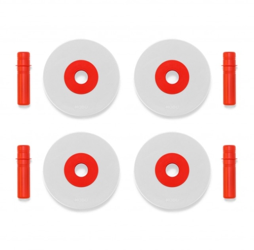 Modu Ruedas de espuma rojo